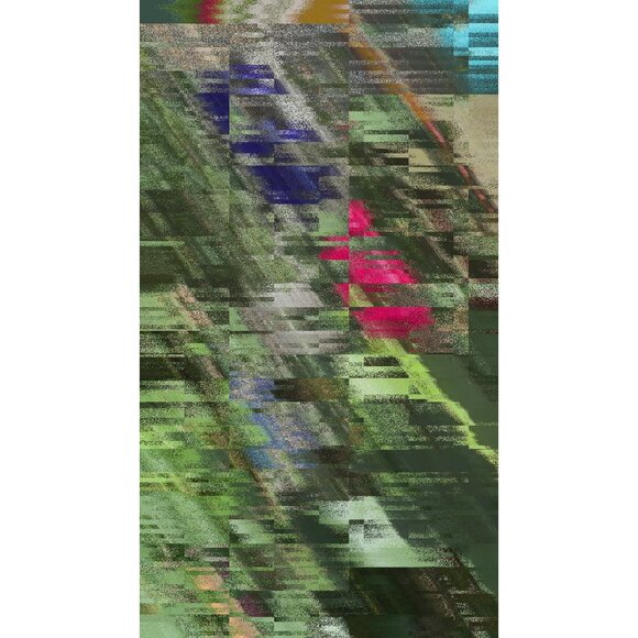 VNTG Marble Artisan Flail Pendant Sterling Silver Clear Quartz & Lapis Lazuli - Picture 4 of 12